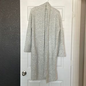 A New Day - Cream Soft Oversized Long Cardigan with Pockets - size XS/S